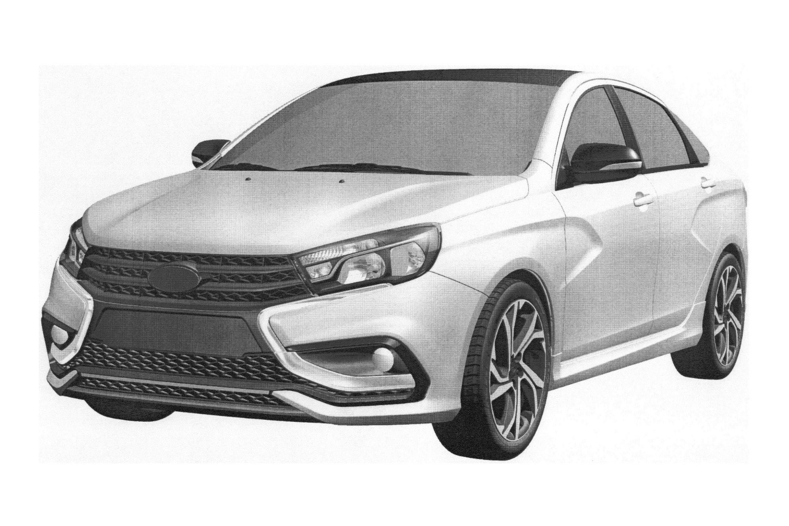 «АвтоВАЗ» запатентовал дизайн Lada Vesta Sport